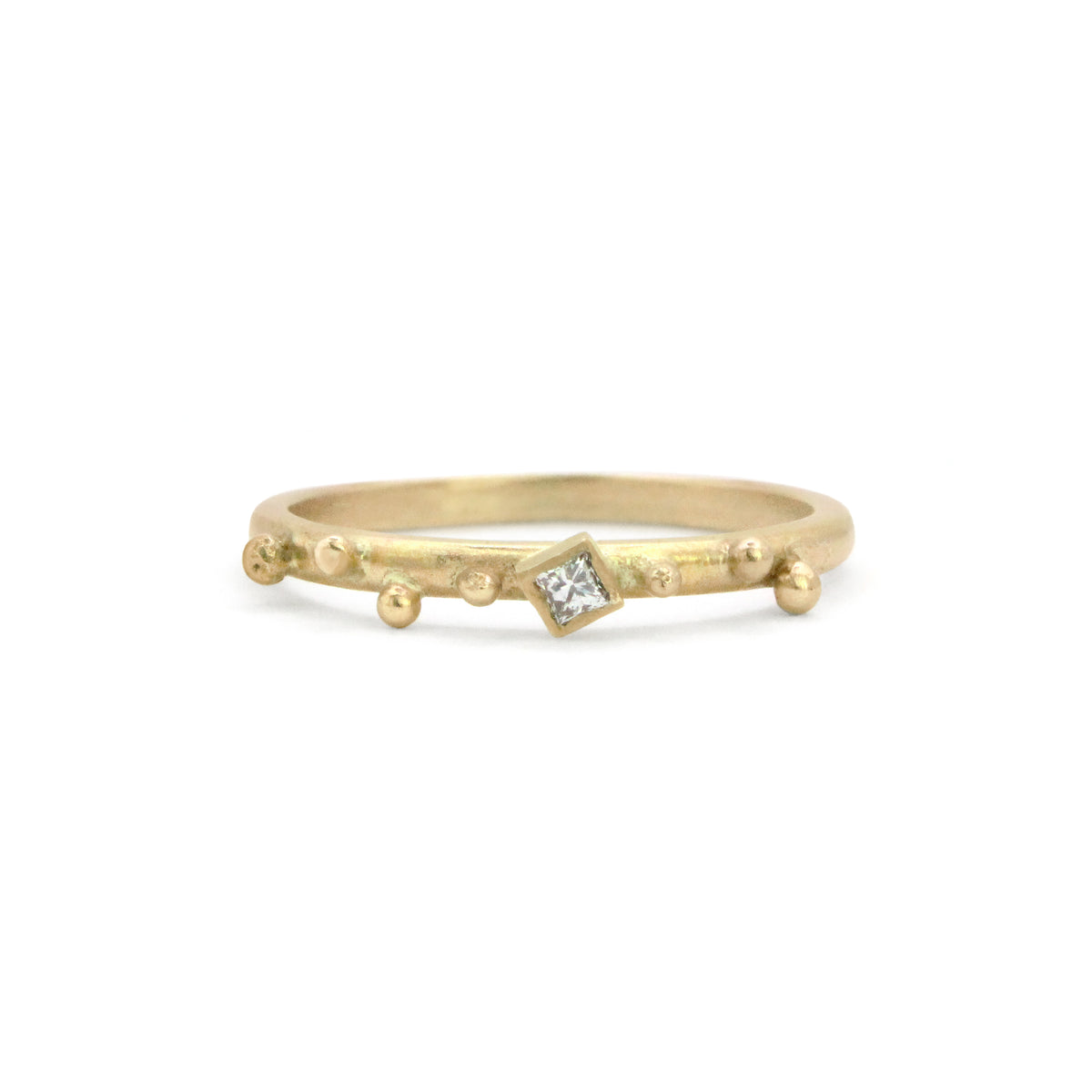 Half Round Dot Princess Ring