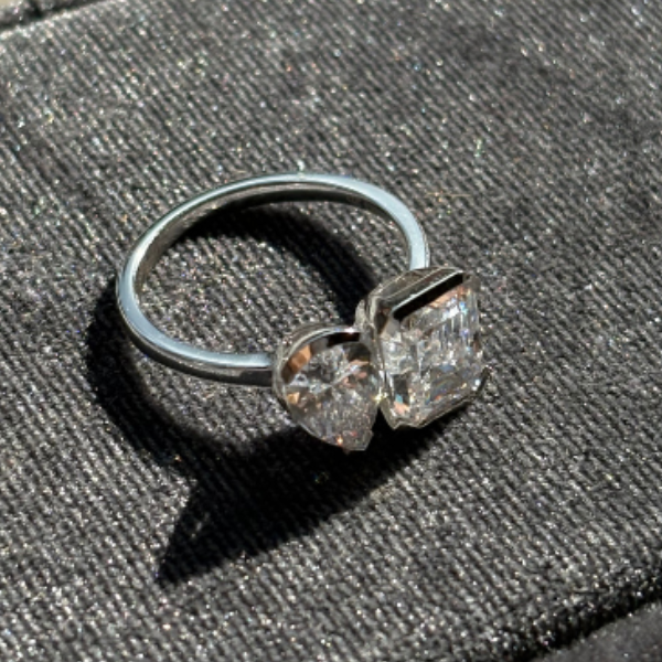 Toi et Moi Engagement Ring