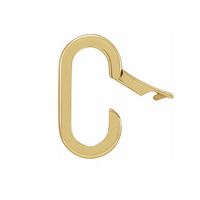 14k Oblong Charm Holder