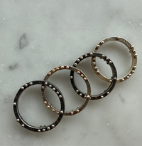Scattered Dot Stacking Ring - Multiple Sizes and Variations