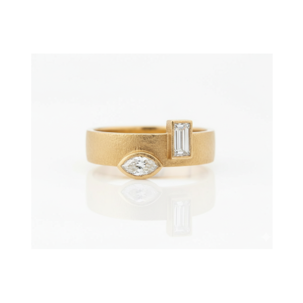 Geo Diamond Wide Band #2