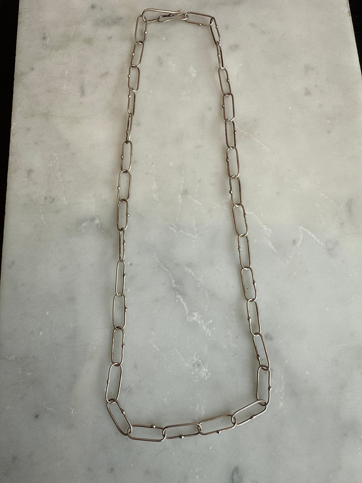 Thin Paperclip Chain Necklace