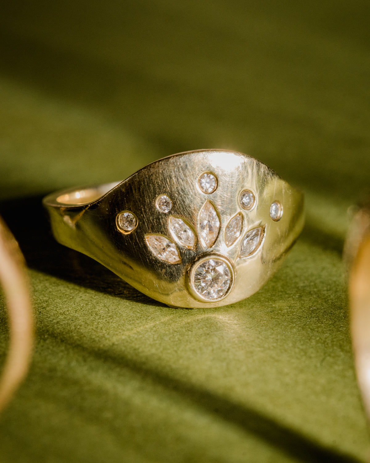 Geo Wide Signet Ring