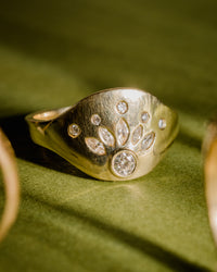 Geo Wide Signet Ring