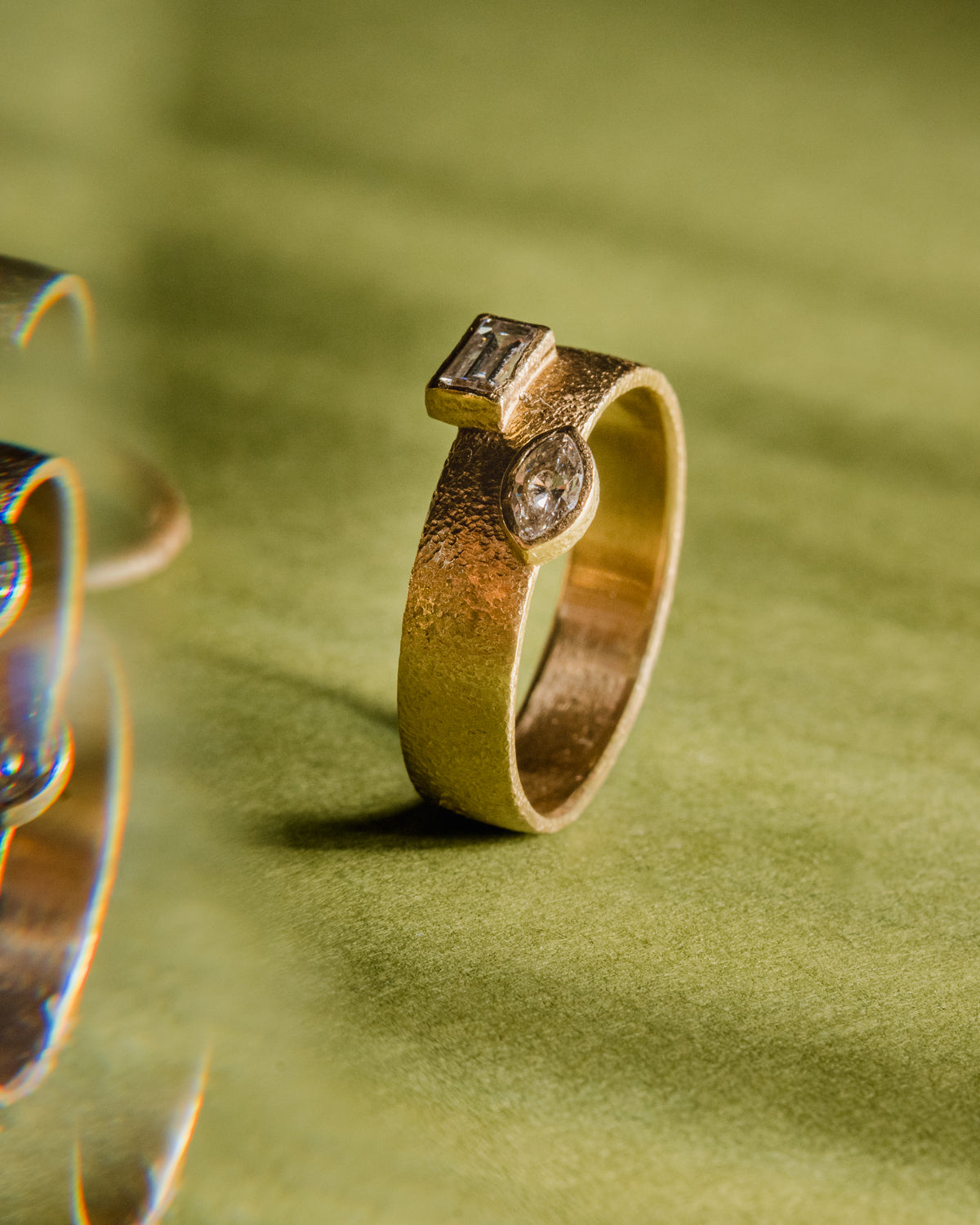 Geo Diamond Wide Band #2