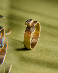 Geo Diamond Wide Band #2