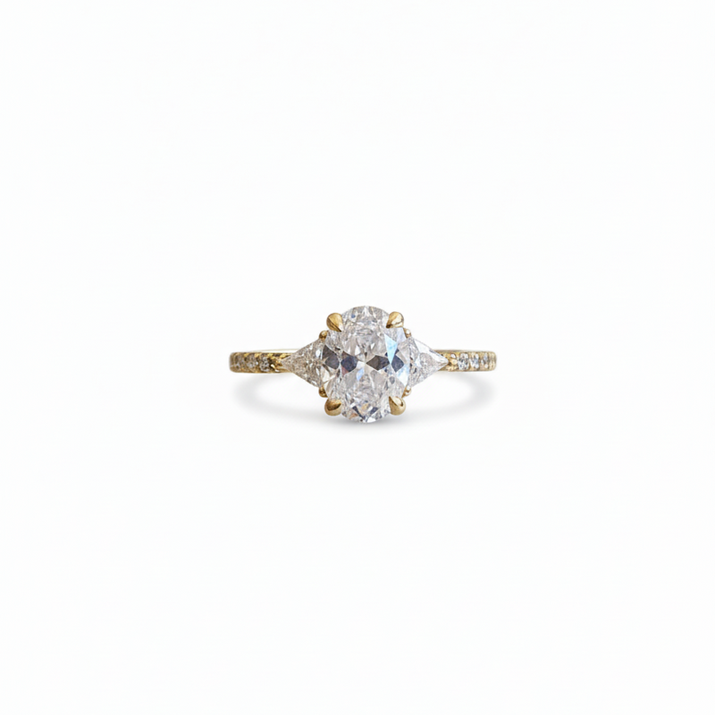 Celine Three Stone Ring