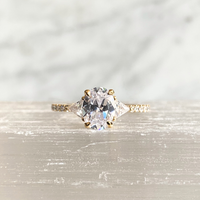 Celine Three Stone Ring