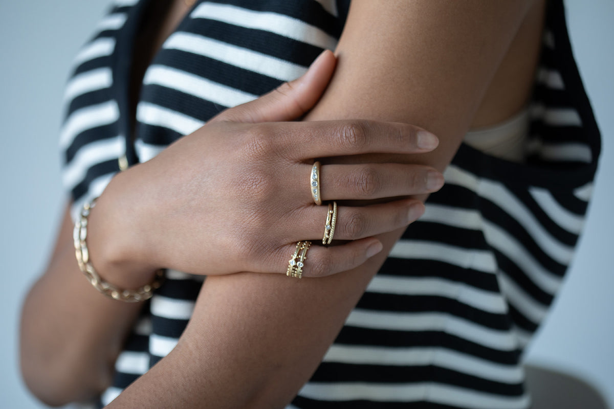 Bezel Contour Ring