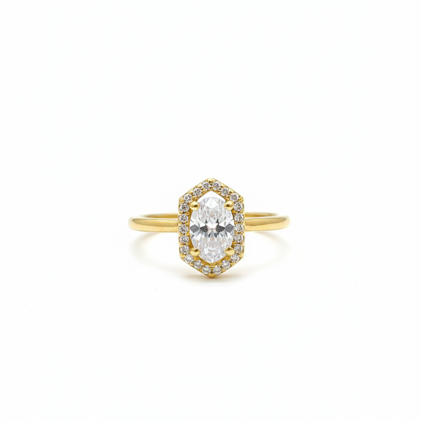 The Natalie Halo Ring