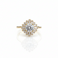 The Mini Radiance Art Deco Ring
