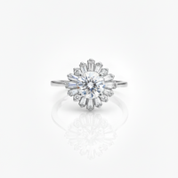 The Mini Radiance Art Deco Ring