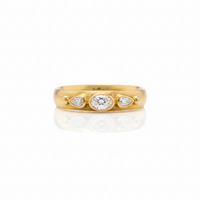 Geo Diamond Wide Band #1