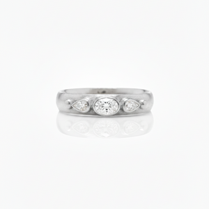 Geo Diamond Wide Band #1