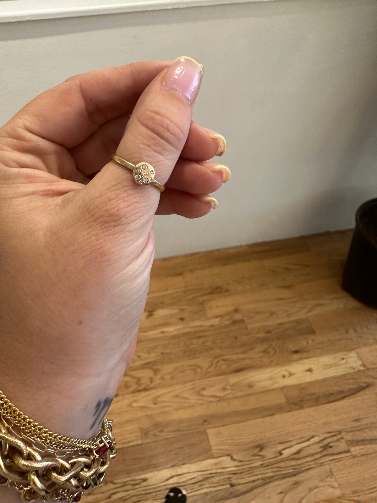 Celestial Diamond Stacking Ring - Size 7