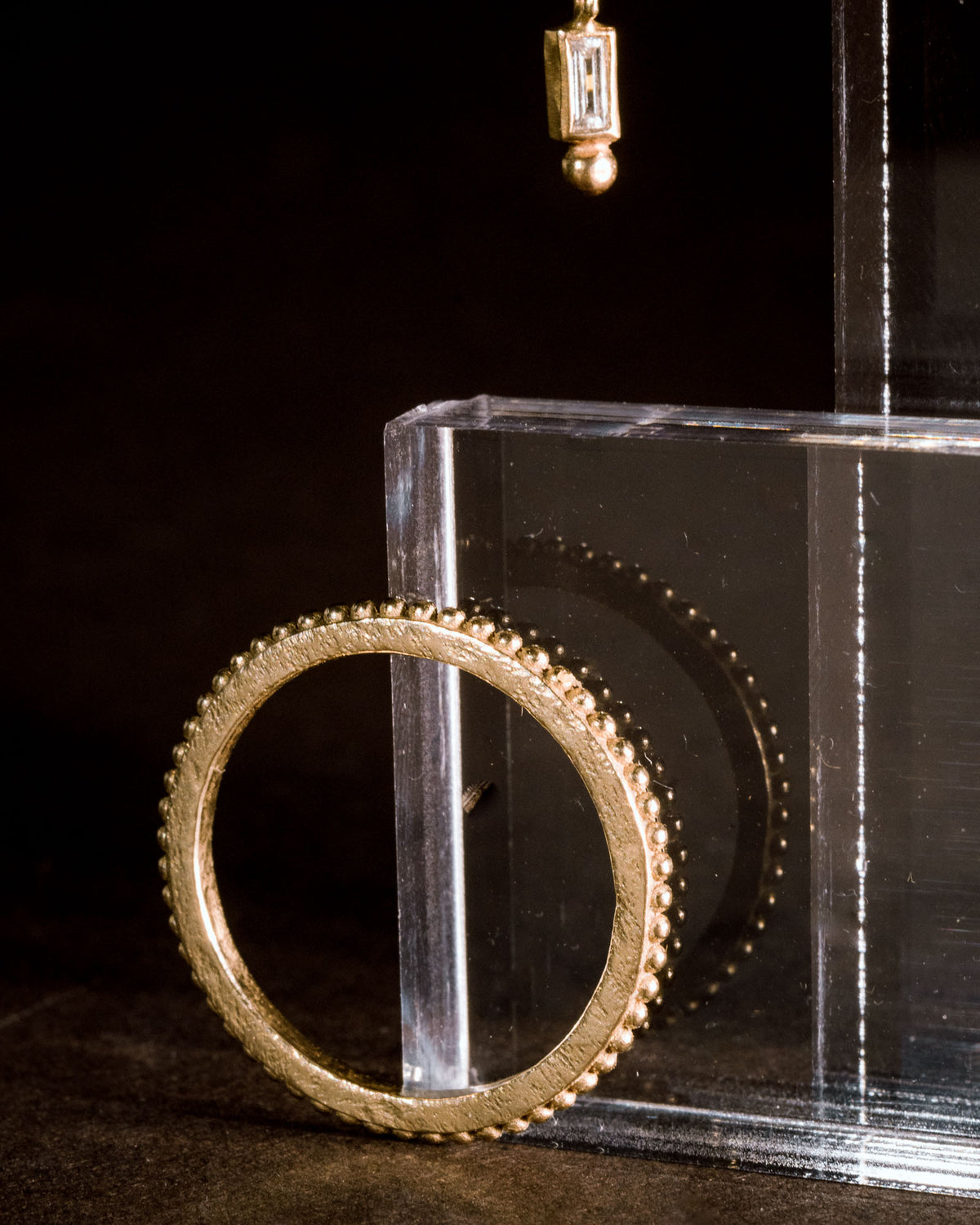 Beaded Stacker Ring
