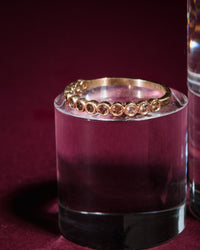 Champagne Diamond Bezel Ring