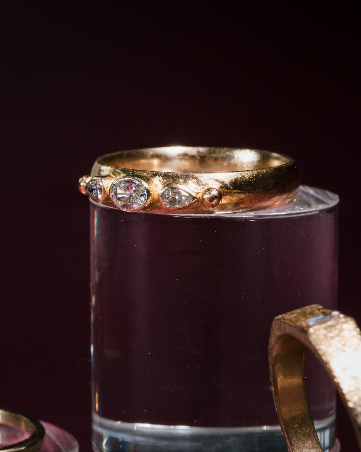 Geo Diamond Wide Band #1