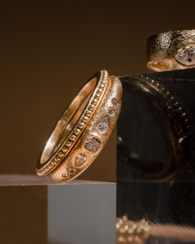 Beaded Stacker Ring