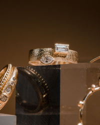 Geo Diamond Wide Band #2