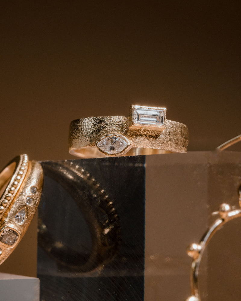 Geo Diamond Wide Band #2