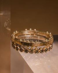 Champagne Diamond Bezel Ring