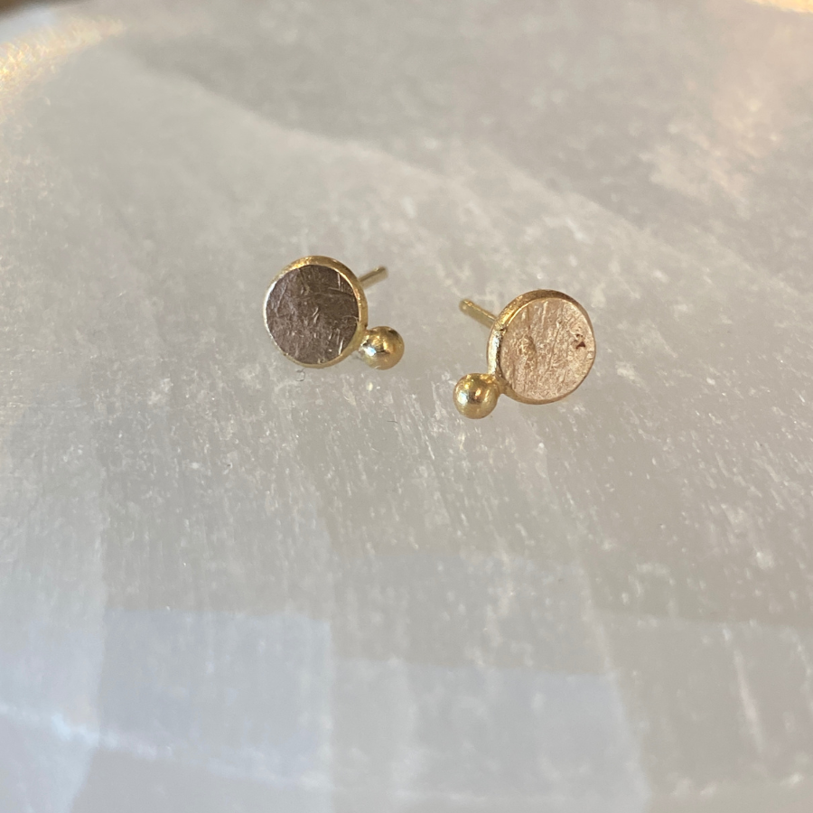 Dotted Disc Studs