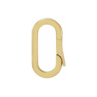 14k Oblong Charm Holder