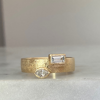 Geo Diamond Wide Band #2