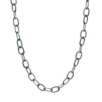 Hammered Chain Link Necklace