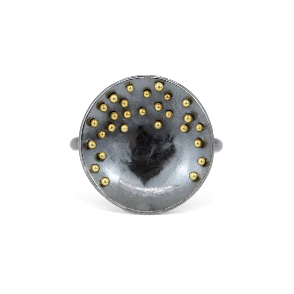 Stardust Ring - Gold Dots - Size 8.25
