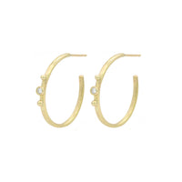 Vega Hoop Earrings - Gold