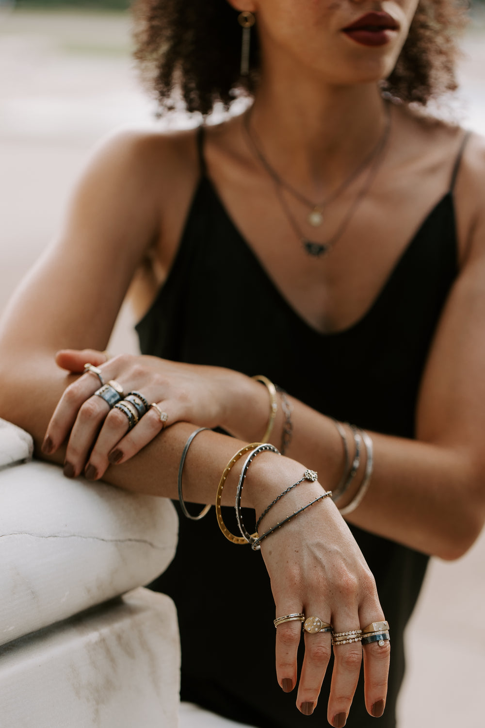 Women's Heavyweight Gold Bangle