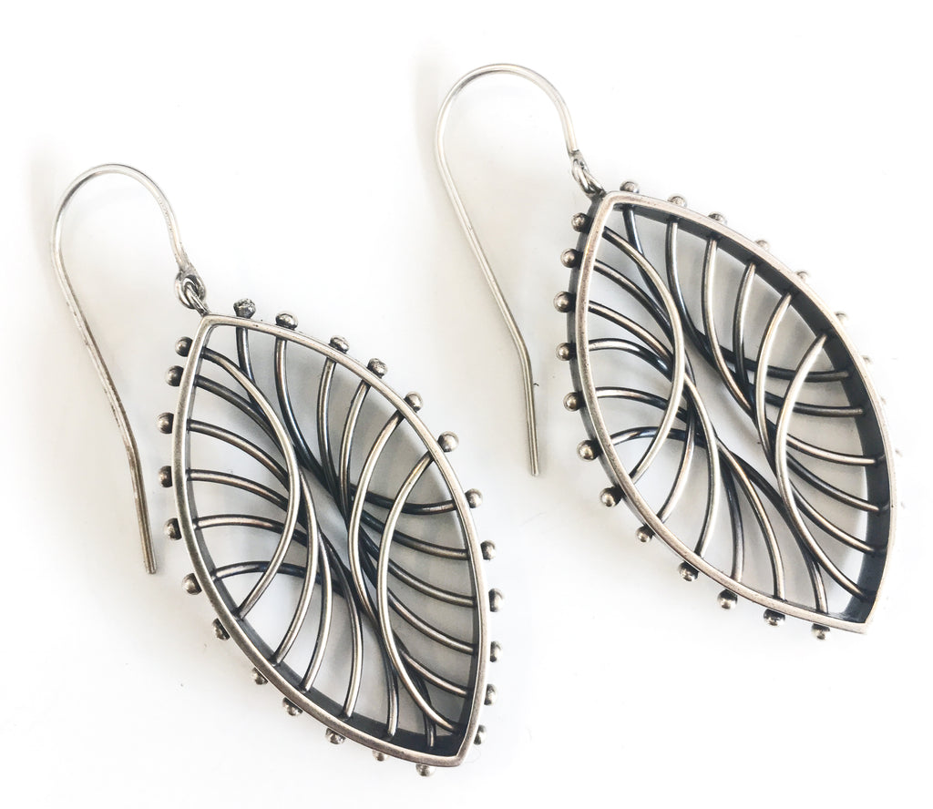 Oval Arc Earrings