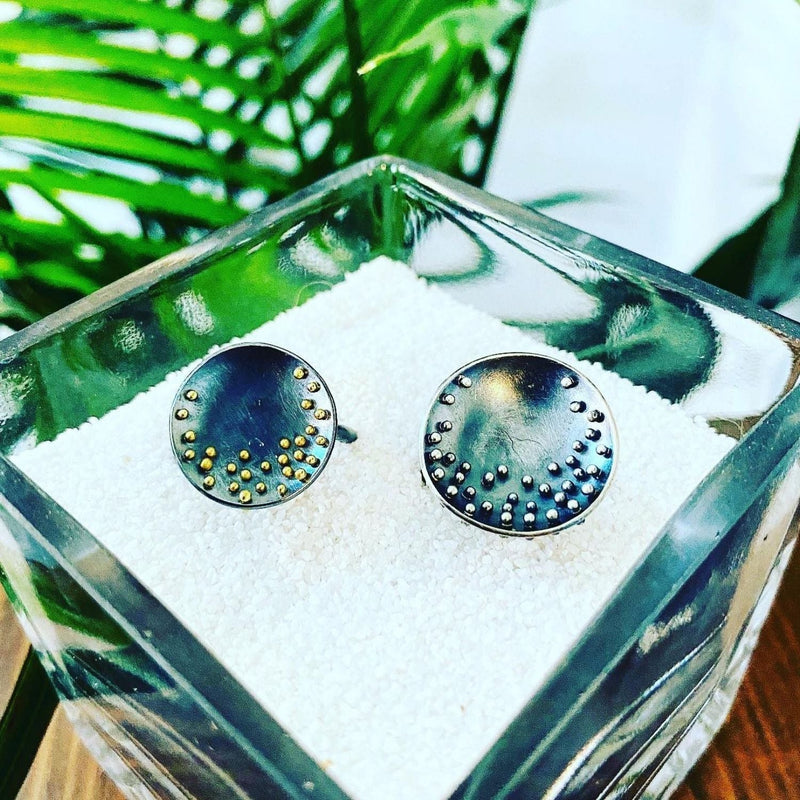 Stardust Ring - Gold Dots - Size 8.25