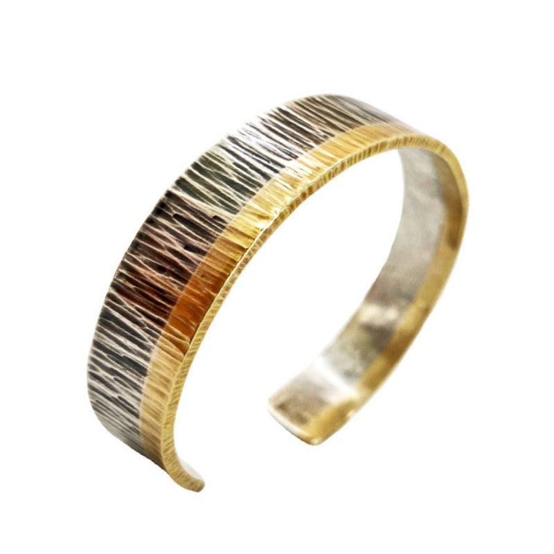 Two-Tone Heavy Textured Cuff