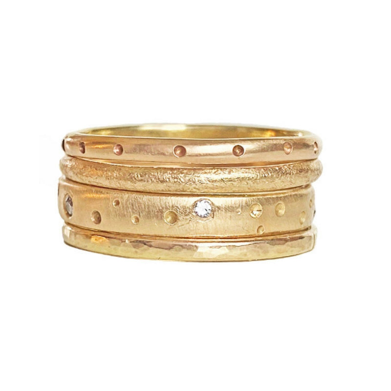 Dotted Ring 18kt Gold
