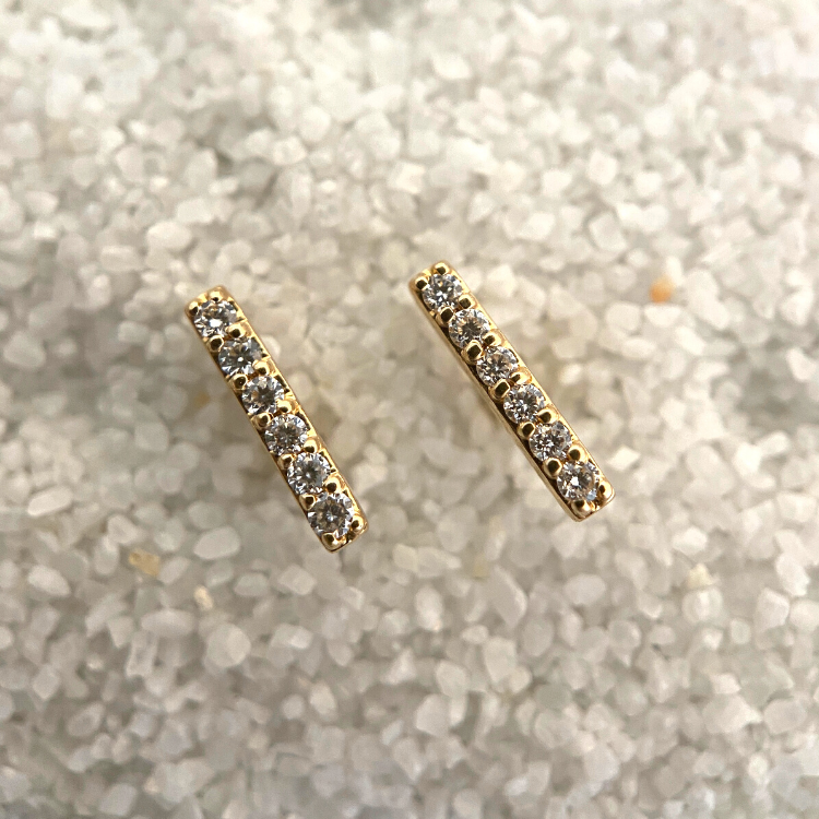 Pave Diamond Studs