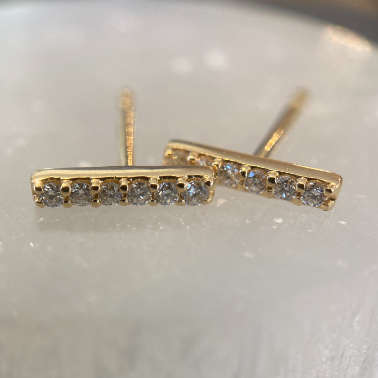 Pave Diamond Studs