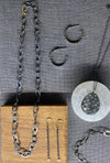 Hammered Chain Link Necklace